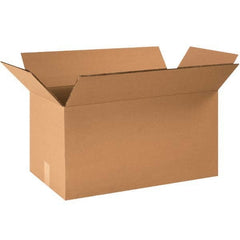 Made in USA - Pack of (15) 12" Wide x 24" Long x 12" High Corrugated Shipping Boxes - Exact Tool & Supply