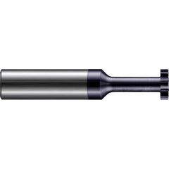 Harvey Tool - 3/8" Cut Diam, 3/16" Cut Width, 3/8" Shank, Straight-Tooth Woodruff Keyseat Cutter - Exact Tool & Supply