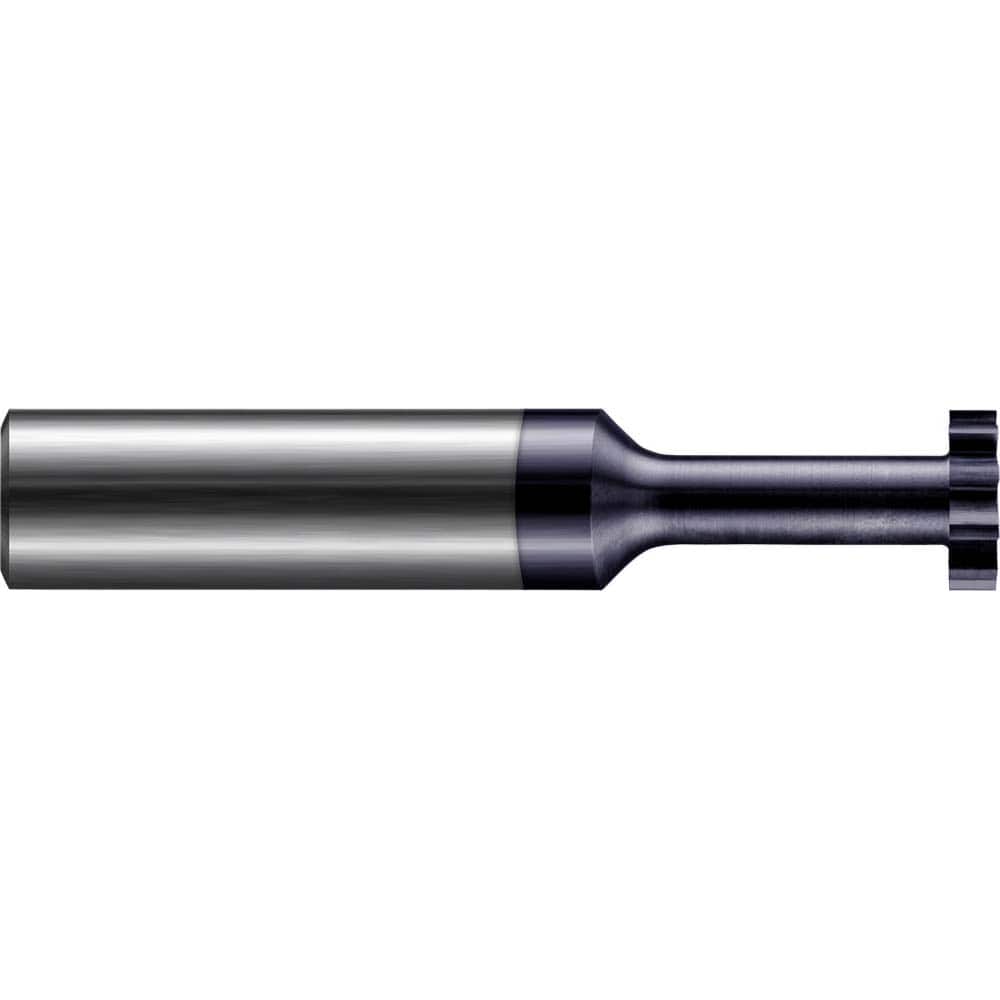 Harvey Tool - 3/16" Cut Diam, 3/32" Cut Width, 3/16" Shank, Straight-Tooth Woodruff Keyseat Cutter - Exact Tool & Supply