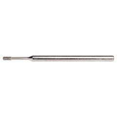 0.07″ × 0.157″ × 1″ Electroplated CBN Mounted Point 100 Grit - Exact Tool & Supply