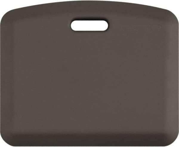 Smart Step - Dry Environment, Anti-Fatigue Matting - Gray, Urethane with Urethane Sponge Base, Beveled on All 4 Sides - Exact Tool & Supply