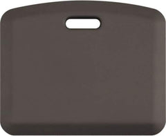 Smart Step - Dry Environment, Anti-Fatigue Matting - Gray, Urethane with Urethane Sponge Base, Beveled on All 4 Sides - Exact Tool & Supply