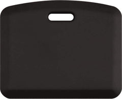 Smart Step - Dry Environment, Anti-Fatigue Matting - Black, Urethane with Urethane Sponge Base, Beveled on All 4 Sides - Exact Tool & Supply