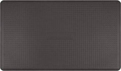 Smart Step - 5' Long x 3' Wide, Dry Environment, Anti-Fatigue Matting - Gray, Urethane with Urethane Sponge Base, Beveled on 3 Sides - Exact Tool & Supply