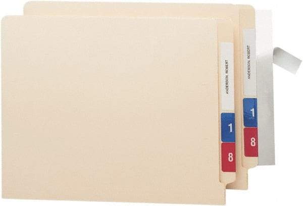 SMEAD - 100 Piece Clear Label Protector - 1-11/16" High x 8" Wide - Exact Tool & Supply