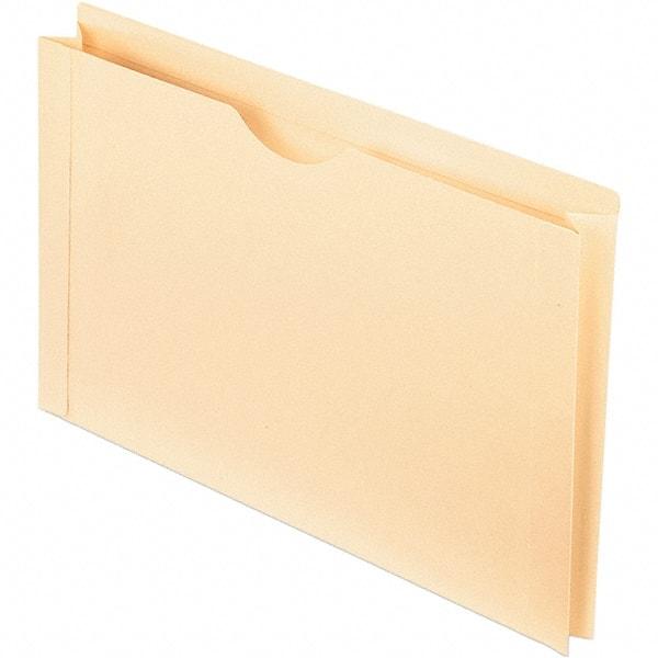Pendaflex - 14-5/8 x 9-1/2", Legal, Manila, File Jacket - 11 Point Stock, Straight Tab Cut Location - Exact Tool & Supply