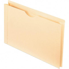 Pendaflex - 14-5/8 x 9-1/2", Legal, Manila, File Jacket - 11 Point Stock, Straight Tab Cut Location - Exact Tool & Supply