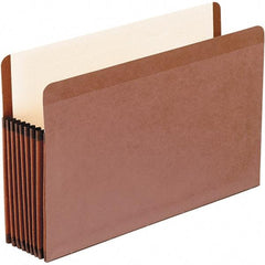 Pendaflex - 14-3/4 x 9-1/2", Legal, Brown, Expansion Folders - Straight Tab Cut Location - Exact Tool & Supply