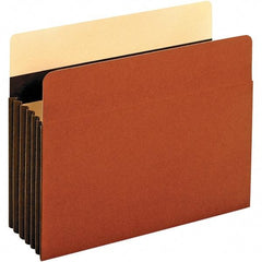 Pendaflex - 11-3/4 x 9-1/2", Letter Size, Redrope, 5-1/4" Expanding Wallet - Straight Tab Cut Location - Exact Tool & Supply