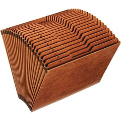 Pendaflex - 12 x 10", Letter Size, Brown, Expansion Folders - 1/3 Tab Cut Location - Exact Tool & Supply