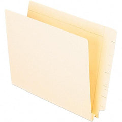 Pendaflex - 12-1/2 x 9-1/2", Letter Size, Manila, Expandable File Folders with End Tab Pocket - 14 Point Stock, Straight Tab Cut Location - Exact Tool & Supply