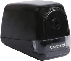 UNIVERSAL - Electric Desktop Pencil Sharpener - 1 Hole - Exact Tool & Supply