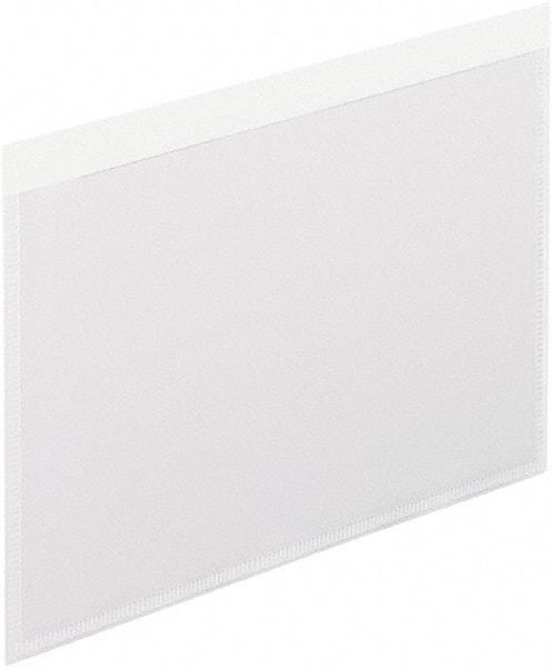Pendaflex - 100 Piece Clear Self-Adhesive Docment Protector - 6" High x 4" Wide - Exact Tool & Supply