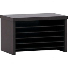 ALERA - Desktop File Organizers Type: Book Shelf Color: Espresso - Exact Tool & Supply