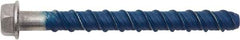 Powers Fasteners - 1/2" Diam, 1/2" Drill, 3" OAL, 1-5/8" Min Embedment Machine Screw Anchor Concrete Anchor - 316 Stainless Steel, Hex Head, Hex Drive, 2-3/4" Thread Length - Exact Tool & Supply