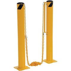 Vestil - 10.5' Long Steel Bollard - Yellow - Exact Tool & Supply