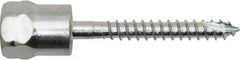 Powers Fasteners - 1/2" Zinc-Plated Steel Vertical (End Drilled) Mount Threaded Rod Anchor - 5/16" Diam x 2-1/2" Long, Hex Head, 2,670 Lb Ultimate Pullout, For Use with Wood - Exact Tool & Supply
