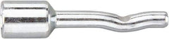 Powers Fasteners - 3/8" Diam, 1/4" Drill, 2-3/8" OAL, 3-5/8" Min Embedment Pin Anchor Concrete Anchor - 1038 Carbon Steel, Zinc-Plated Finish, Round Head, Hammer Drive, 5/8" Thread Length - Exact Tool & Supply