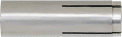 Powers Fasteners - 1/2" Diam, 5/8" Drill, 2" OAL, Drop-In Concrete Anchor - 316 Stainless Steel, Hammer Drive, 13/16" Thread Length - Exact Tool & Supply