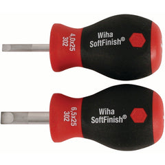 2 PC SET SOFTFINISH STUBBY SLOTTED - Exact Tool & Supply