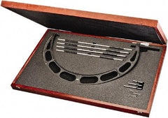Starrett - Interchangeable-Anvil Micrometers Operation Type: Mechanical Minimum Measurement (mm): 500.00 - Exact Tool & Supply