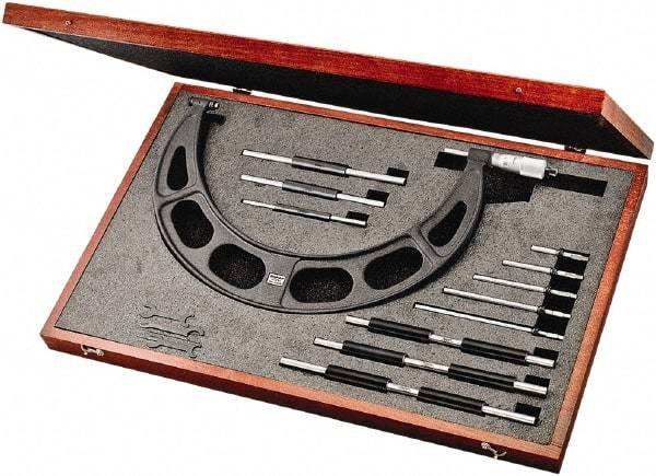 Starrett - Interchangeable-Anvil Micrometers Operation Type: Mechanical Minimum Measurement (mm): 150.00 - Exact Tool & Supply