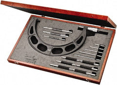 Starrett - Interchangeable-Anvil Micrometers Operation Type: Mechanical Minimum Measurement (mm): 150.00 - Exact Tool & Supply