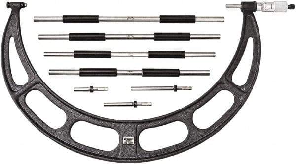 Starrett - Interchangeable-Anvil Micrometers Operation Type: Mechanical Minimum Measurement (mm): 300.00 - Exact Tool & Supply