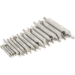 Magafor - Combination Drill & Countersink Sets Minimum Trade Size: #1 Maximum Trade Size: #5 - Exact Tool & Supply