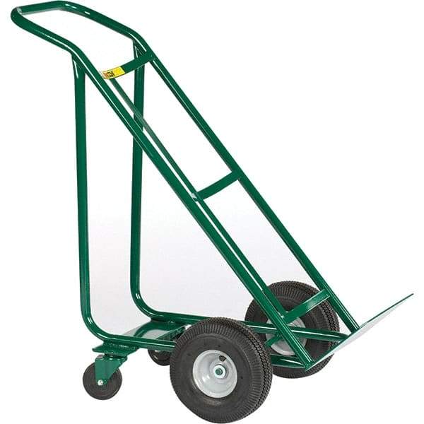Little Giant - 800 Lb Capacity 47" OAH Hand Truck - Continuous Handle, Steel, Pneumatic Wheels - Exact Tool & Supply