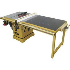 Jet - 10" Blade Diam, 5/8" Arbor Diam, 3 Phase Table Saw - 5 hp, 230/460 Volt, 11-1/4" Cutting Depth - Exact Tool & Supply