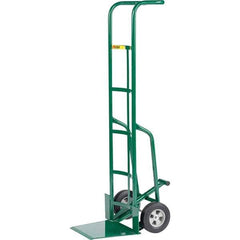 Little Giant - 800 Lb Capacity 60" OAH Hand Truck - Continuous Handle, Steel, Rubber Wheels - Exact Tool & Supply
