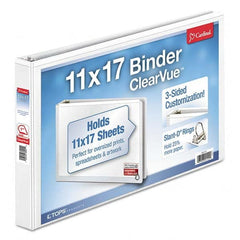 Cardinal - Ring Binders Binder Type: View Capacity: 1" - Exact Tool & Supply
