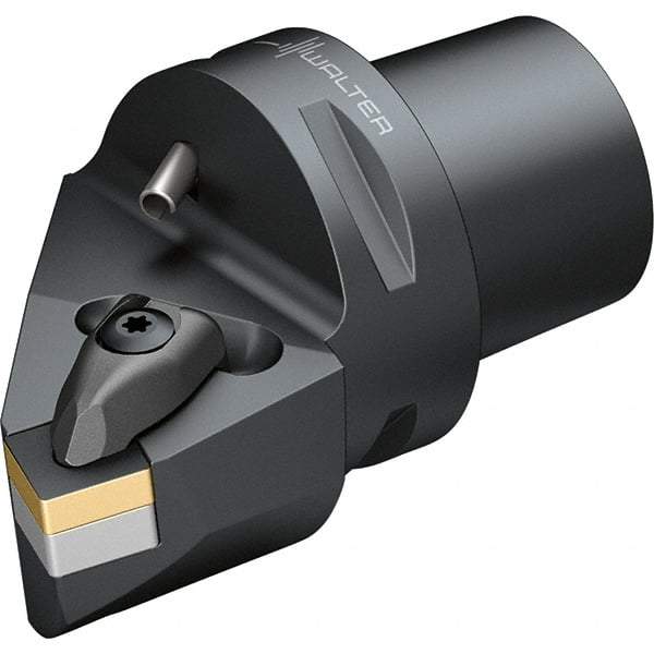 Walter - 75° Lead Angle, Indexable Turning Toolholder - 74mm OAL, Series DSRN-CAPTO-AUSSEN - Exact Tool & Supply