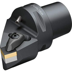 Walter - 75° Lead Angle, Indexable Turning Toolholder - 74mm OAL, Series DSRN-CAPTO-AUSSEN - Exact Tool & Supply