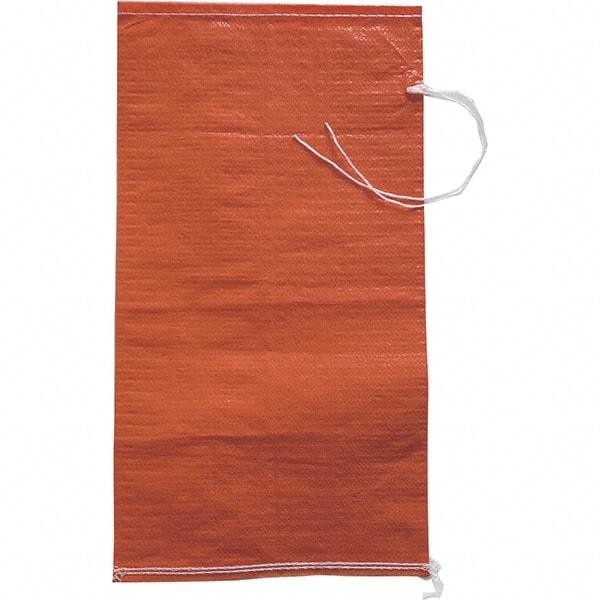 PRO-SAFE - 26" Long x 14" Wide Sand Bag - Orange Polypropylene, For Accident Prevention - Exact Tool & Supply