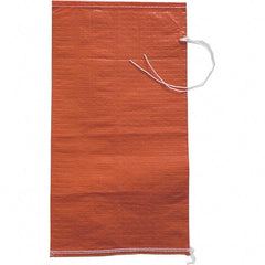PRO-SAFE - 26" Long x 14" Wide Sand Bag - Orange Polypropylene, For Accident Prevention - Exact Tool & Supply