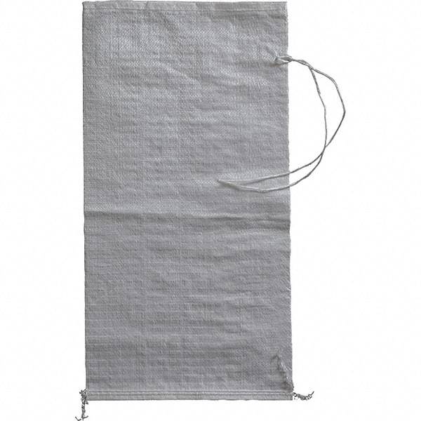 PRO-SAFE - 26" Long x 14" Wide Sand Bag - White Polypropylene, For Accident Prevention - Exact Tool & Supply