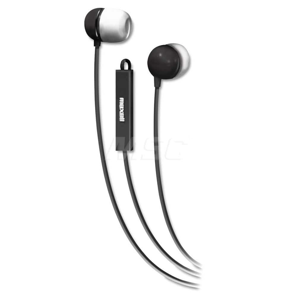 Maxell - Office Machine Supplies & Accessories; Office Machine/Equipment Accessory Type: In-Ear Bud ; For Use With: Office Use ; Color: Black; White - Exact Tool & Supply