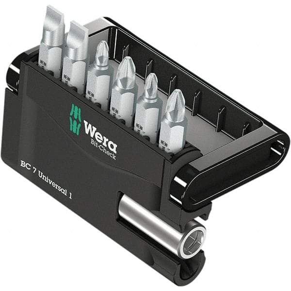 Wera - Screwdriver Bit Sets Type: Bit Set Drive Size: 1/4 (Inch) - Exact Tool & Supply