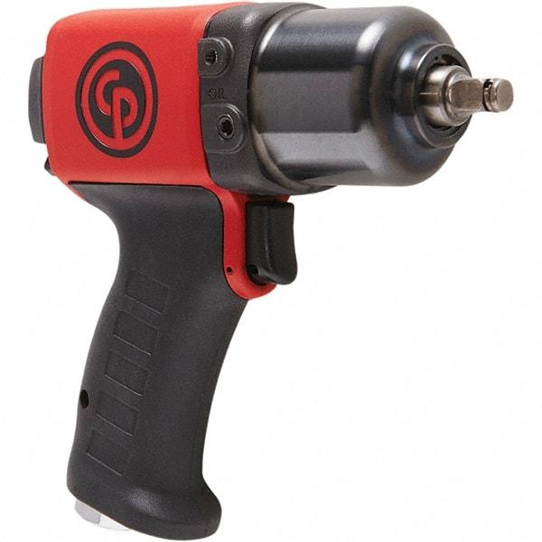 Chicago Pneumatic - 3/8" Drive, 11,500 RPM, 350 Ft/Lb Torque Impact Wrench - Pistol Grip Handle, 24.2 CFM, 90 psi, 1/4" NPT Inlet - Exact Tool & Supply