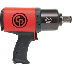 Chicago Pneumatic - 1" Drive, 5,100 RPM, 1,290 Ft/Lb Torque Impact Wrench - Pistol Grip Handle, 38 CFM, 90 psi, 3/8" NPT Inlet - Exact Tool & Supply