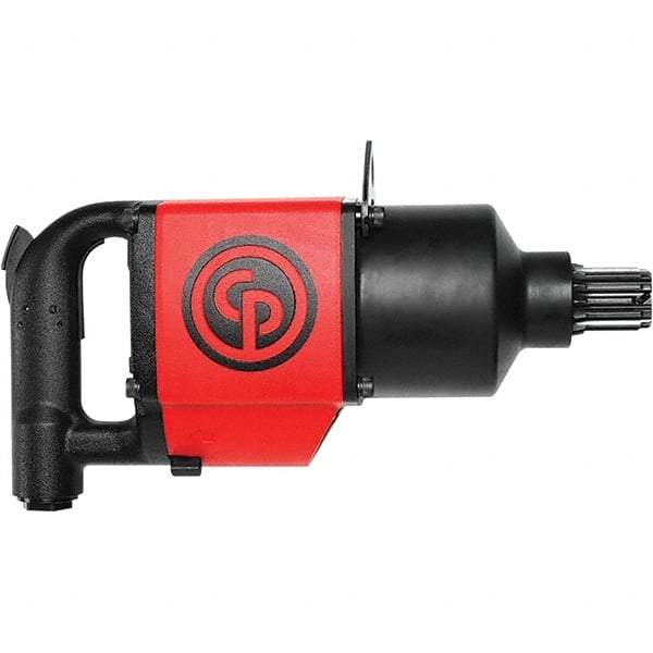 Chicago Pneumatic - #5 Spline Drive, 2,800 RPM, 5,900 Ft/Lb Torque Impact Wrench - D-Handle, 84.5 CFM, 90 psi, 1/2" NPT Inlet - Exact Tool & Supply