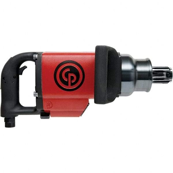 Chicago Pneumatic - #5 Spline Drive, 3,500 RPM, 3,600 Ft/Lb Torque Impact Wrench - D-Handle, 51.5 CFM, 90 psi, 1/2" NPT Inlet - Exact Tool & Supply