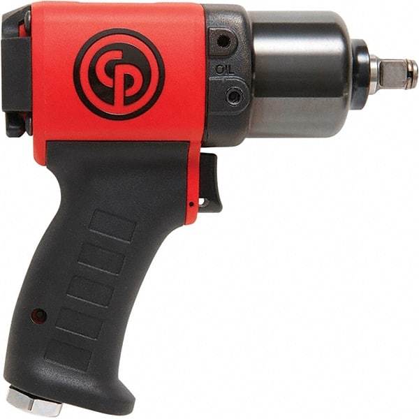 Chicago Pneumatic - 1/2" Drive, 11,500 RPM, 350 Ft/Lb Torque Impact Wrench - Pistol Grip Handle, 24.2 CFM, 90 psi, 1/4" NPT Inlet - Exact Tool & Supply