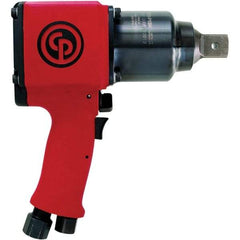 Chicago Pneumatic - 1" Drive, 4,000 RPM, 1,100 Ft/Lb Torque Impact Wrench - Pistol Grip Handle, 52.9 CFM, 90 psi, 3/8" NPT Inlet - Exact Tool & Supply