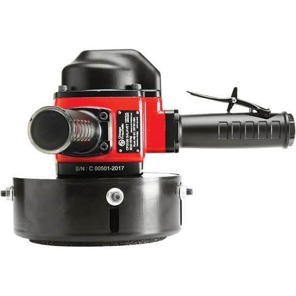 Chicago Pneumatic - 6" Wheel Diam, 6,000 RPM, Pneumatic Angle & Disc Grinder - 5/8-11 Spindle, 70 CFM, Side Exhaust - Exact Tool & Supply