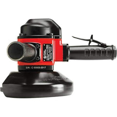 Chicago Pneumatic - 7" Wheel Diam, 8,500 RPM, Pneumatic Angle & Disc Grinder - 5/8-11 Spindle, 83 CFM, Side Exhaust - Exact Tool & Supply