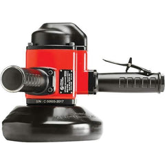 Chicago Pneumatic - 7" Wheel Diam, 8,500 RPM, Pneumatic Angle & Disc Grinder - 5/8-11 Spindle, 110 CFM, Side Exhaust - Exact Tool & Supply