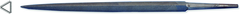 8" Three-Square File, Cut 0 - Exact Tool & Supply
